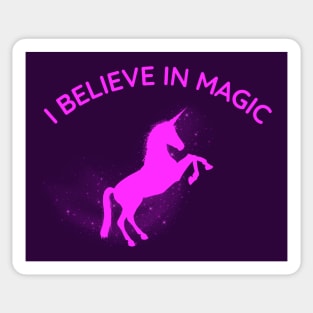 I Believe In Magic - Unicorn Sticker